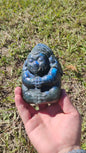 Hand Carved Laboradorite Ganesha