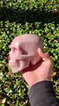 Pink Opal Skull